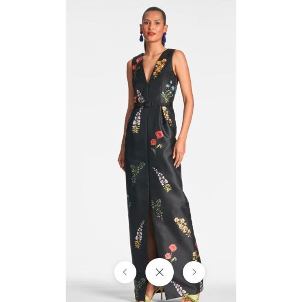 Sachin & Babi Women's Marsden Floral Print Sleeveless Ball Gown NWT 890 Sz S IRR